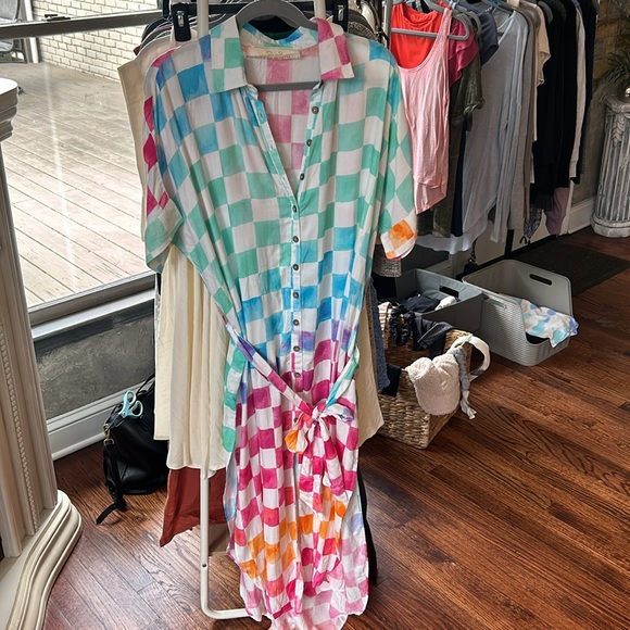 Jen's Pirate Booty Dresses & Skirts - NEW Jen’s Pirate Booty checkered midi dress